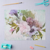 Vintage Blumendekoupage Seidenpapier (Basteln)