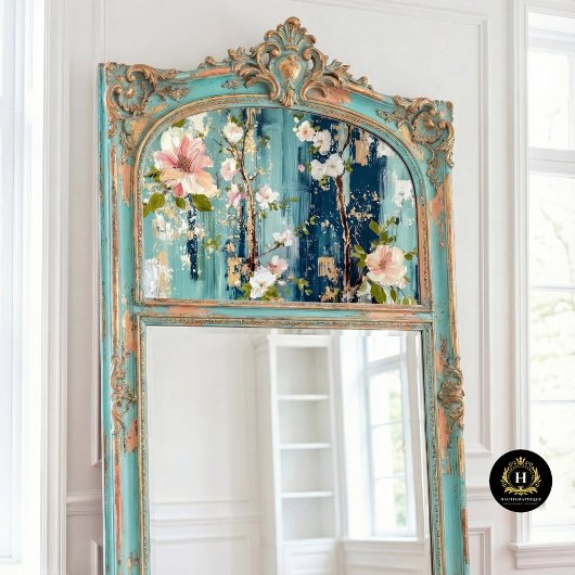 Vintage Blumendekoupage Seidenpapier