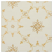 Vintage Blumendruck mit Fleuron-Interieur Stoff (Muster)