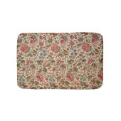 Vintage Blumendrucke Badematte (Vorderseite)