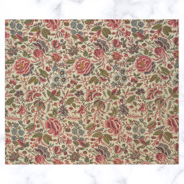 Vintage Blumendrucke Geschenkpapier
