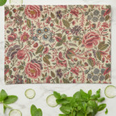 Vintage Blumendrucke Geschirrtuch (Gefaltet)