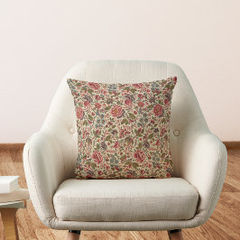 Vintage Blumendrucke Kissen