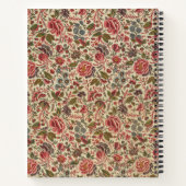 Vintage Blumendrucke Notizblock (Rückseite)