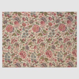 Vintage Blumendrucke Seidenpapier