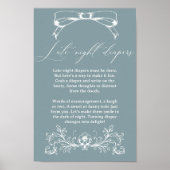 Vintage Blumendusche Spätabenteuer Poster (Vorne)