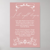 Vintage Blumendusche Spätabenteuer Poster (Vorne)