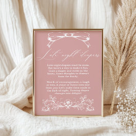 Vintage Blumendusche Spätabenteuer Poster