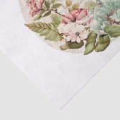 Vintage Blumenebene für Dekoupage Seidenpapier (Ausschnitt)