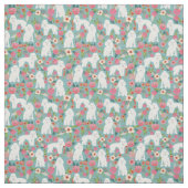 Vintage Blumenflorale Stoff (Muster)