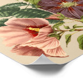 Vintage Blumenfrau Poster (Ecke)