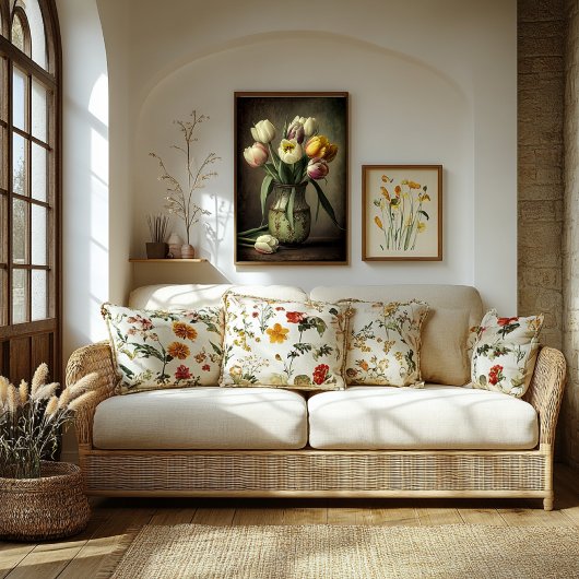 Vintage Blumengalerie zum Herunterladen - Frühling Poster