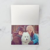 Vintage Blumengarten Feiertagskarte (Innenseite)