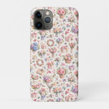 Vintage-Blumengarten-Muster | Romantische Rosen