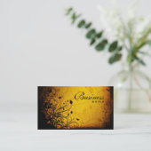 Vintage Blumengeschäfts-Karte Visitenkarte (Stehend Vorderseite)