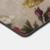 Vintage, blumengeschmückte Blume Schreibtischunterlage (Ecke)