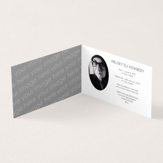 Vintage, blumengeschmückte Erholung in Ruhe (Innenseite)