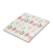 Vintage blumengeschmückte Hütte Traditionelle Blum Fliese (Seite)