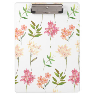 Vintage blumengeschmückte Hütte Traditionelle Blum Klemmbrett
