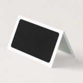 Vintage, blumengeschmückte Terminkarte Visitenkarten (Rückseite)