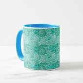 vintage Blumengestaltung Tasse (Vorderseite Links)
