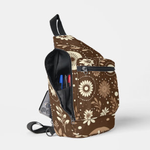 Vintage Blumenharmonie Crossbody Bag