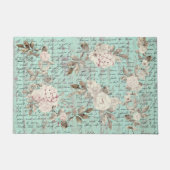 Vintage Blumenhaube Fußmatte (Vorderseite)