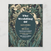 Vintage Blumenhochzeit (Vorderseite)