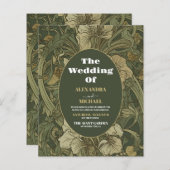 Vintage Blumenhochzeit (Vorne/Hinten)