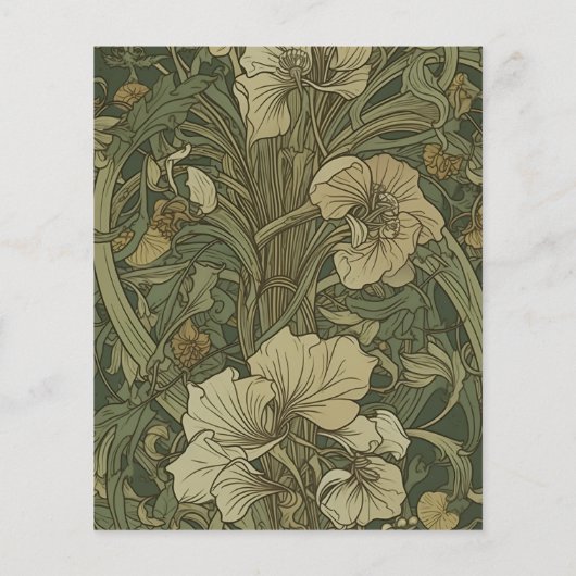 Vintage Blumenhochzeit (Rückseite)