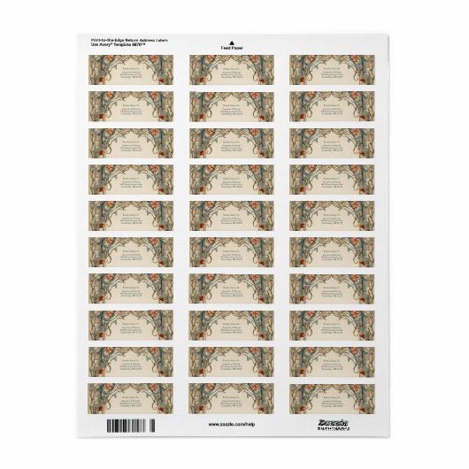 Vintage Blumenhochzeit (Vorne)