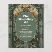 Vintage Blumenhochzeit (Vorderseite)