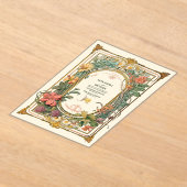 Vintage Blumenhochzeit Acryleinladungen (Ablage )