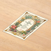 Vintage Blumenhochzeit Acryleinladungen (Ablage )