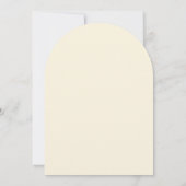 Vintage Blumenhochzeit Einladung (Rückseite)