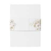 Vintage Blumenhochzeit Einladungsbanderole (Rückseitenbeispiel)