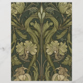 Vintage Blumenhochzeit Flyer (Hinten)