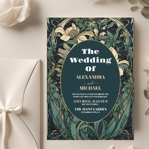 Vintage Blumenhochzeit Flyer