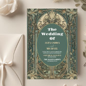 Vintage Blumenhochzeit Flyer