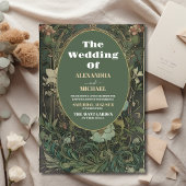 Vintage Blumenhochzeit Flyer