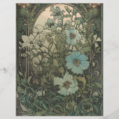 Vintage Blumenhochzeit Flyer (Hinten)