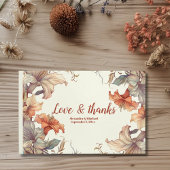 Vintage Blumenhochzeit Gästebuch