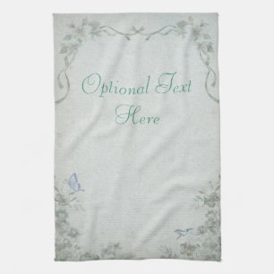 Vintage Blumenhochzeit Handtuch