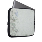 Vintage Blumenhochzeit Laptopschutzhülle (Vorne Rechts)