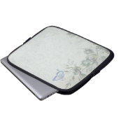 Vintage Blumenhochzeit Laptopschutzhülle (Vorne Knopf)