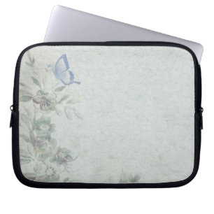Vintage Blumenhochzeit Laptopschutzhülle