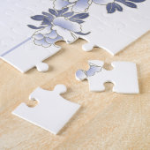 Vintage Blumenhochzeit oder Jahrestag Puzzle (Seite)