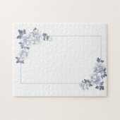 Vintage Blumenhochzeit oder Jahrestag Puzzle (Horizontal)