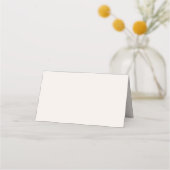 Vintage Blumenhochzeit Platzkarte (Rückseite)