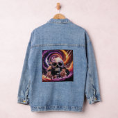 Vintage Blumenhülle Denim Jacket Jeansjacke (Hangar)